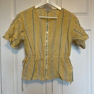 Madewell - XXS - Yellow Blouse - 100% Cotton